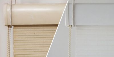 Vorher-Nachher-Vergleich von Nikotinverschmutzungen